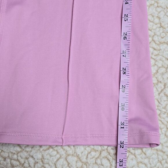 1229 NWT Pink Victoria Secret Winter Flare Leggings Sz XS Pink Poodle - Picture 5 of 7